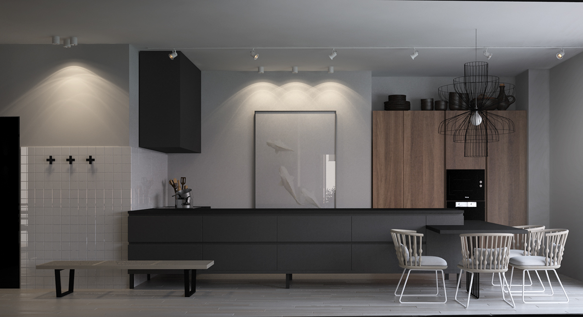 邵陽中央城86平北歐現代風格裝修案例 邵陽中央城86平北歐現代風格裝修案例